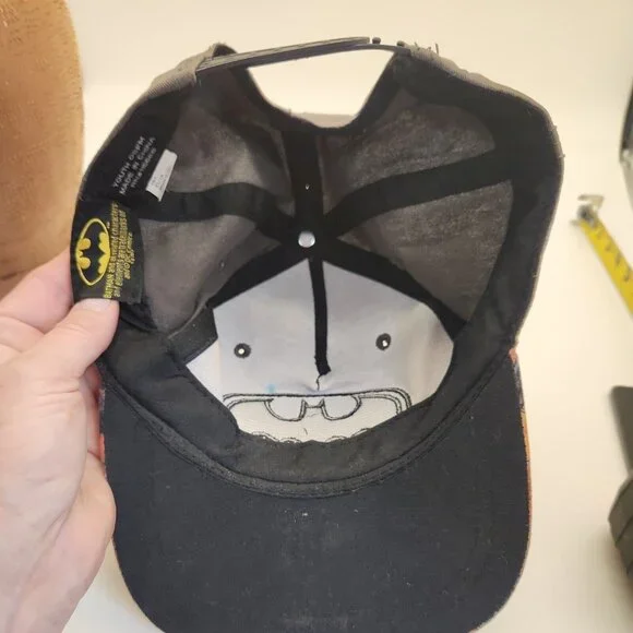 BATMAN DC COMICS Flatbill Snapback Classic Adjustable Baseball Hat Cap youth - Picture 5 of 5